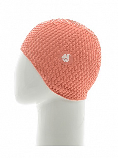 Шапочка для бассейна (плавания) женская Mad Wave Bubble pink