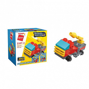 Конструктор Qman Пожарная и полицейская техника 2107-2