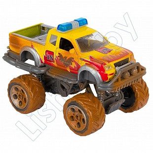  Игрушка Dickie Toys Rally Monster 1:43 (203742000) yellow/red/brown