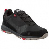 Полуботинки мужские Jack Wolfskin Activate Xt Texapore Low M black / red