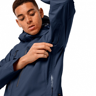 Куртка мужская Jack Wolfskin Exolight Pro Jacket M dark indigo