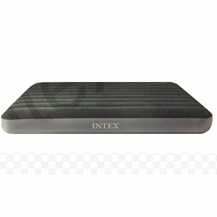 Надувная кровать Intex DURA-BEAM DOWNY AIRBED 99х191х25см со встроенным ножным насосом 64761 