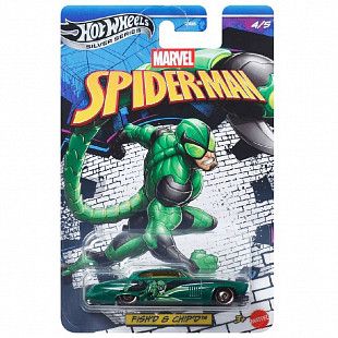 Машинка Hot Wheels Silver Series Spider-Man Fish'd & Chip'd (GDG83 JKX28)