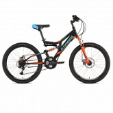 Велосипед Stinger Highlander D 24" (2018) Black