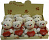 Мягкая игрушка Yiwu Медведь-валентинка KR-6224