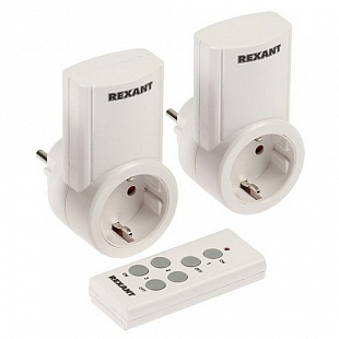Радиоуправляемая розетка Rexant c пультом RX-002 10-6025
