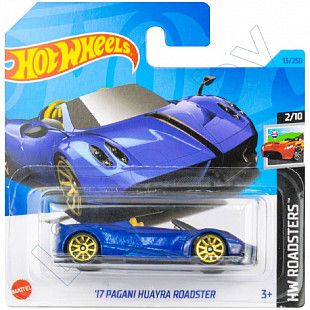 Машинка Hot Wheels Базовой коллекции '17 Pagani Huayra Roadster 13/250 (5785 HKK08) mainline 2023