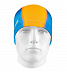 Шапочка для плавания СК (Спортивная коллекция) Д-064 bluish/orange