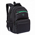Рюкзак школьный GRIZZLY RB-962-2 /1 black/green