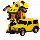 Радиоуправляемый робот-трансформер MZ Jeep Rubicon 1:14 2329PF yellow
