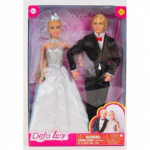 Набор кукол Defa Lucy Жених и невеста (8305) white