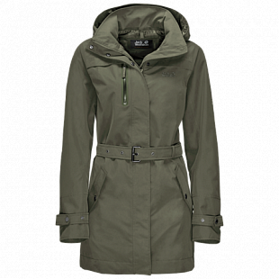 Пальто женское Jack Wolfskin Kimberley Coat woodland green