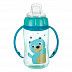 Поильник Canpol babies CUTE ANIMALS с ручками и силиконовым носиком 6м+ 320мл (56/512_tur) turquoise