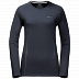 Футболка женская Jack Wolfskin Hollow Range Longsleeve Women night blue