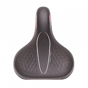 Седло Velo комфорт VL-6362 эластомерное black 6-156362