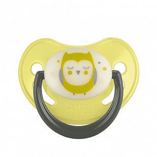 Пустышка Canpol babies Night Dreams Силиконовая Ортодонтическая 0-6 мес. (22/500) yellow