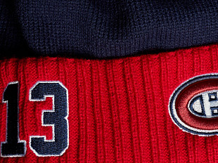 Шапка Atributika&Club NHL Montreal Canadiens № 13 59243 navy/red