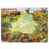 Деревянный Пазл Master Wood Карта Беларуси DKB
