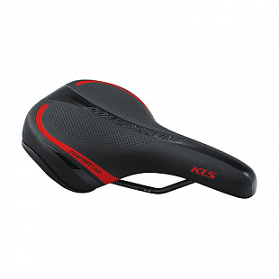 Седло Kellys Comfortline 262х191мм black/red ZKE92826