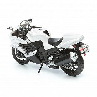 Мотоцикл Maisto 1:12 Kawasaki ZX-14R (31101) black/white