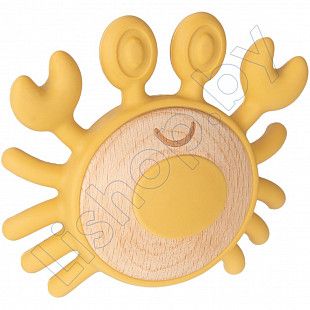 Прорезыватель Canpol babies с силиконовыми и деревянными элементами (80/306)