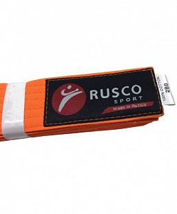 Пояс для единоборств Rusco 280 см Orange