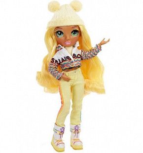 Кукла Rainbow High "Санни Мэдисон. Зимние каникулы" 574774EUC yellow
