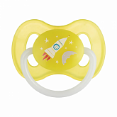 Пустышка Canpol babies Латексная Круглая 0-6 мес. (23/221_yel_new) yellow