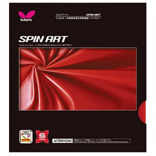 Накладка для ракеток Butterfly Spin Art red
