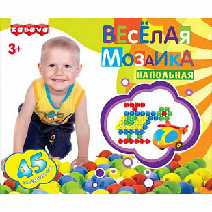 Игрушка пластмассовая Веселая мозаика настольная 12103