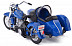Масштабная модель мотоцикла Maisto 1:18 Харли-Дэвидсон SideCar-FL Hydra Glide