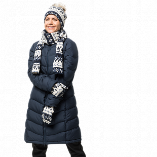 Перчатки женские Jack Wolfskin Scandic Glove Women midnight blue all over