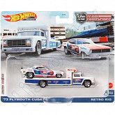Машинка Hot Wheels Premium Team Transport Set ’72 Plymouth Cuda FC (FLF56 HCR40)