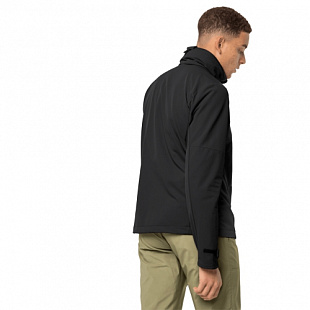 Куртка ветрозащитная мужская Jack Wolfskin Edward Peak Jkt M black