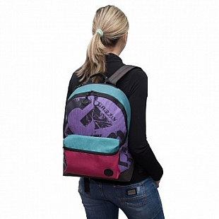 Городской рюкзак GRIZZLY RX-022-1 /2 lavender/green/fuchsia