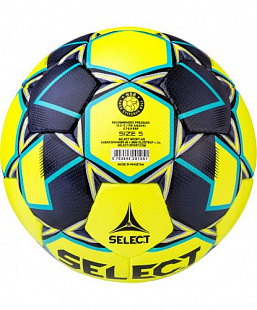Мяч футбольный Select X-Turf IMS 810118 №5 Yellow/Black/Blue