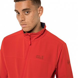 Куртка мужская Jack Wolfskin Crestview Jacket Men lava red