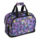 Дорожная сумка Polar Цветы П7092 purple