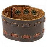 Мужской браслет из натуральной кожи Spikes SL0217-K