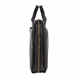 Мужская кожаная сумка Polar 5191 black