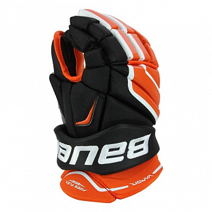 Перчатки хоккейные Bauer Vapor X100 Sr Black/Orange