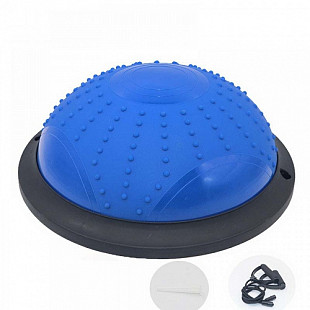 Тренажер баланса с эспандером Zez Sport BuBs-45M blue