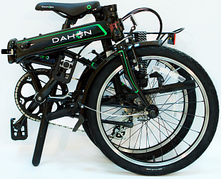 Велосипед Dahon Vitesse D8 Obsidian 20" (2016) black/green