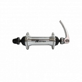 Втулка передняя Joy Tech МТВ М9х100мм, с эксцентриком silver 751DSE(32H)