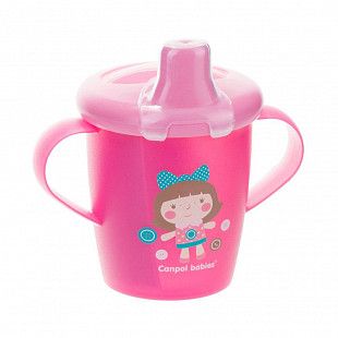 Поильник Canpol babies Non-spill TOYS с ручками 9м+ 250 мл (31/200_pin) pink