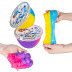 Игрушка-антистресс Genio Kids Мялка-жмялка  "Smart Slime снежный" двухцветный в ассортименте LIZ03F