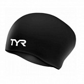 Шапочка для плавания Long Hair Wrinkle-Free Silicone Cap LCSL/001 Black