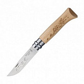Нож Opinel №8 гравировка велосипедист 1790