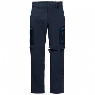 Брюки с молнией мужские Jack Wolfskin Activate Light Zip Off Men night blue