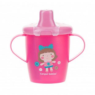 Поильник Canpol babies Non-spill TOYS с ручками 9м+ 250 мл (31/200_pin) pink